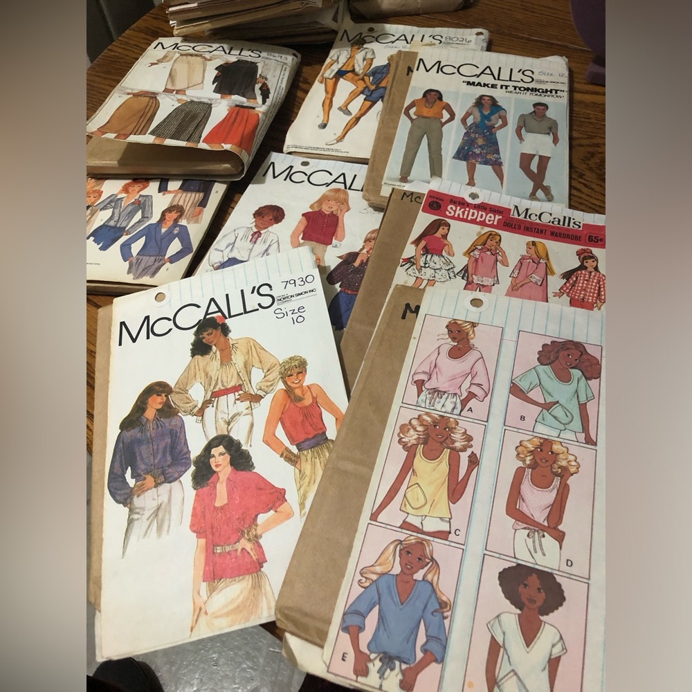 Bundle of Sewing Patterns (kids men women)